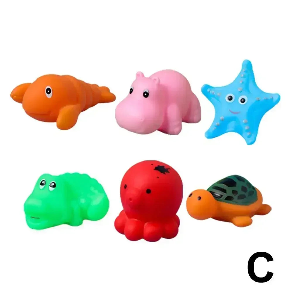 Foldable Pet Water Play Pool with Fun Turtle, Starfish & Octopus Toys for Cats and Dogs - Summer Cooling Bath Basin