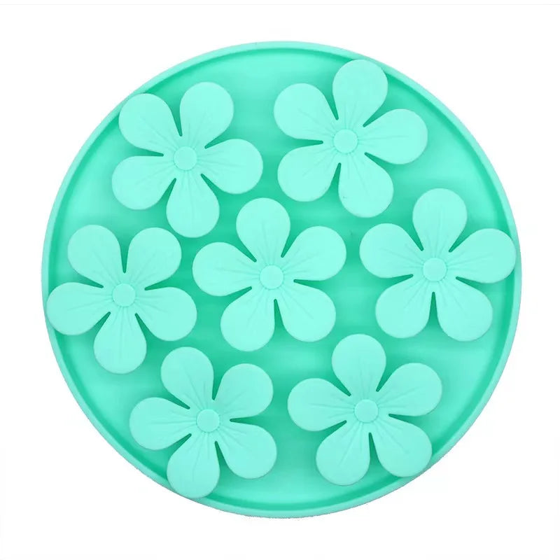 Pet Products Mat For Dogs Cats Slow Food Bowls With Suction Cup Feeding Food Silicone