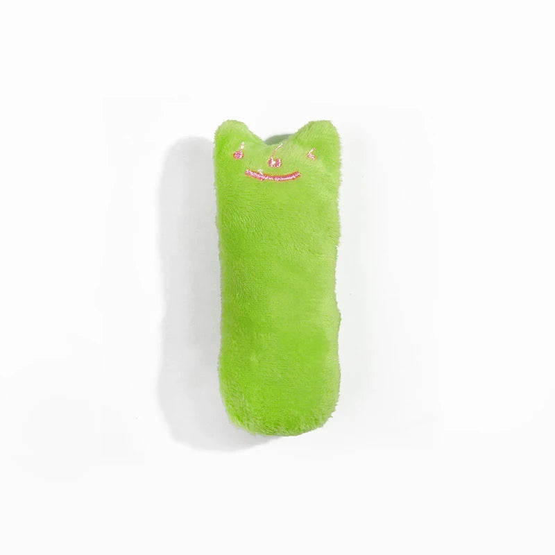 1pcs Catnip Toys Cartoon Thumb Shape Plush Pillow Teeth Grinding Bite-Resistant Teasing Relaxation Cat Chew Toy Pet Accessories