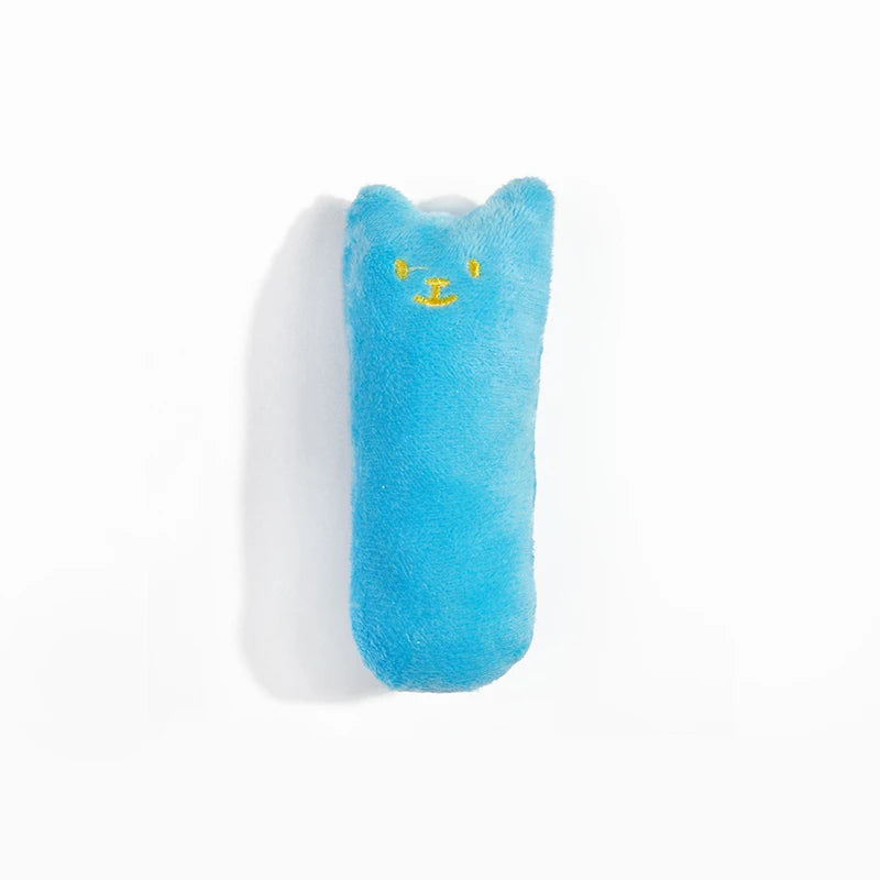 1pcs Catnip Toys Cartoon Thumb Shape Plush Pillow Teeth Grinding Bite-Resistant Teasing Relaxation Cat Chew Toy Pet Accessories