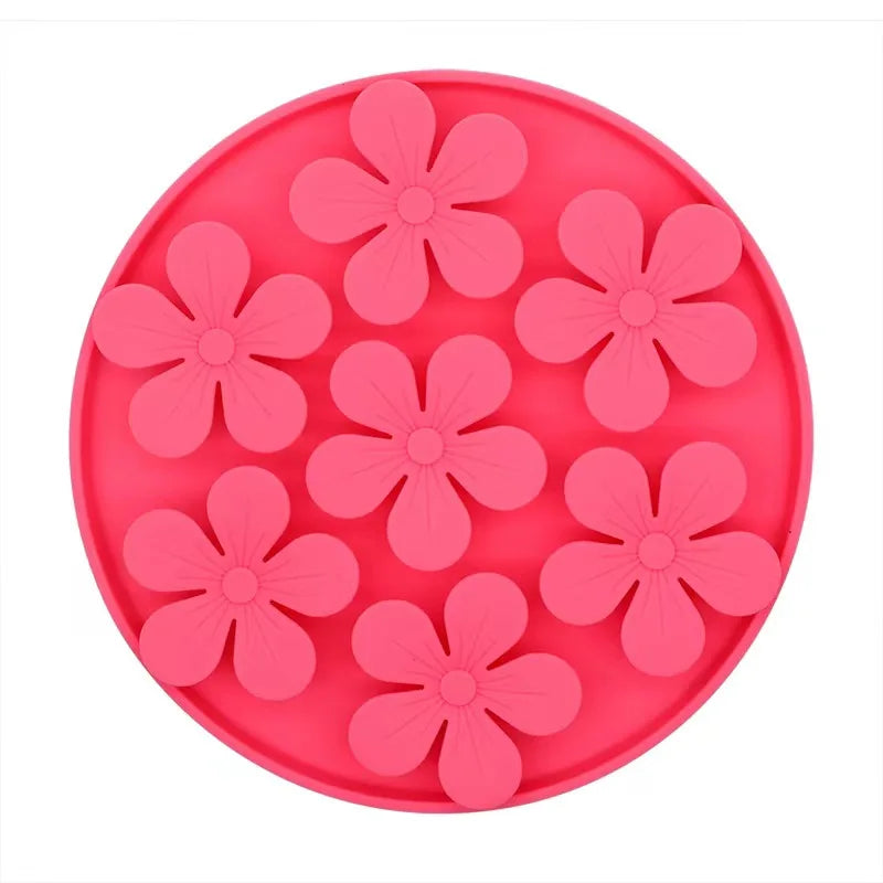 Pet Products Mat For Dogs Cats Slow Food Bowls With Suction Cup Feeding Food Silicone