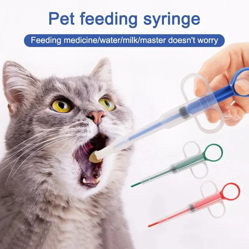 1PC Pet Propulsive Silicone Drug Feeder Tablet Liquid Comfortable Dog