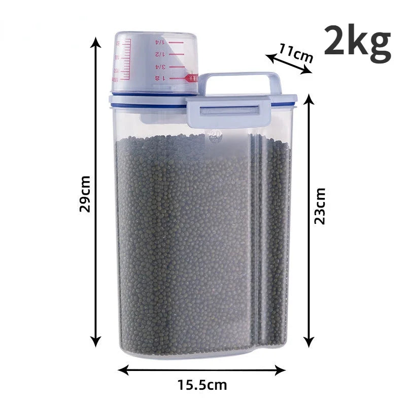 Airtight Pet Food Storage Container – Large, Durable & Easy to Clean