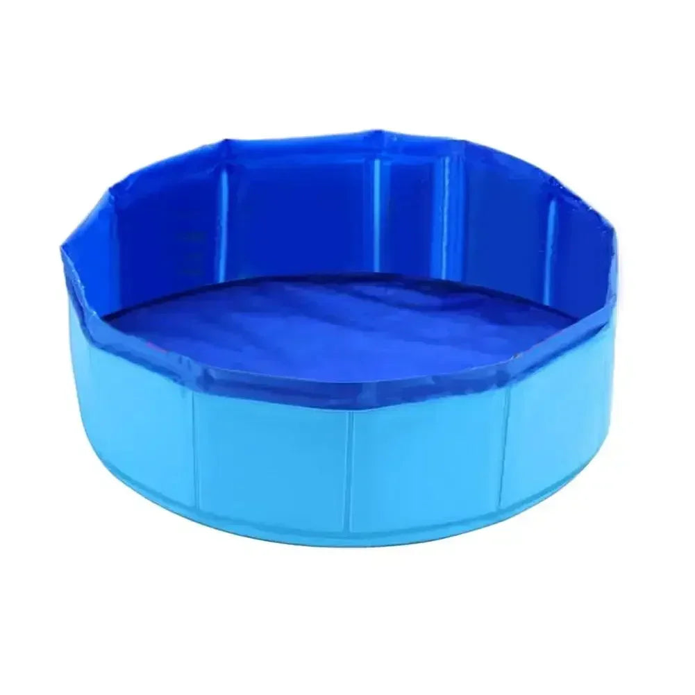 Foldable Pet Water Play Pool with Fun Turtle, Starfish & Octopus Toys for Cats and Dogs - Summer Cooling Bath Basin