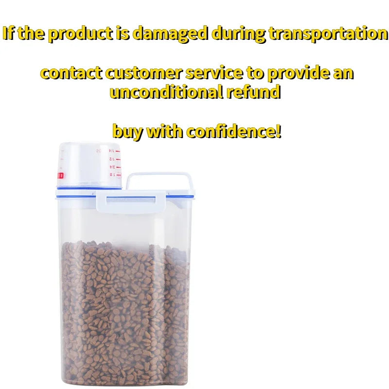 Airtight Pet Food Storage Container – Large, Durable & Easy to Clean