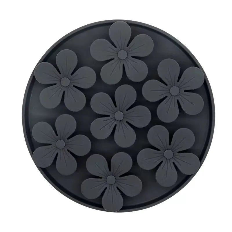 Pet Products Mat For Dogs Cats Slow Food Bowls With Suction Cup Feeding Food Silicone