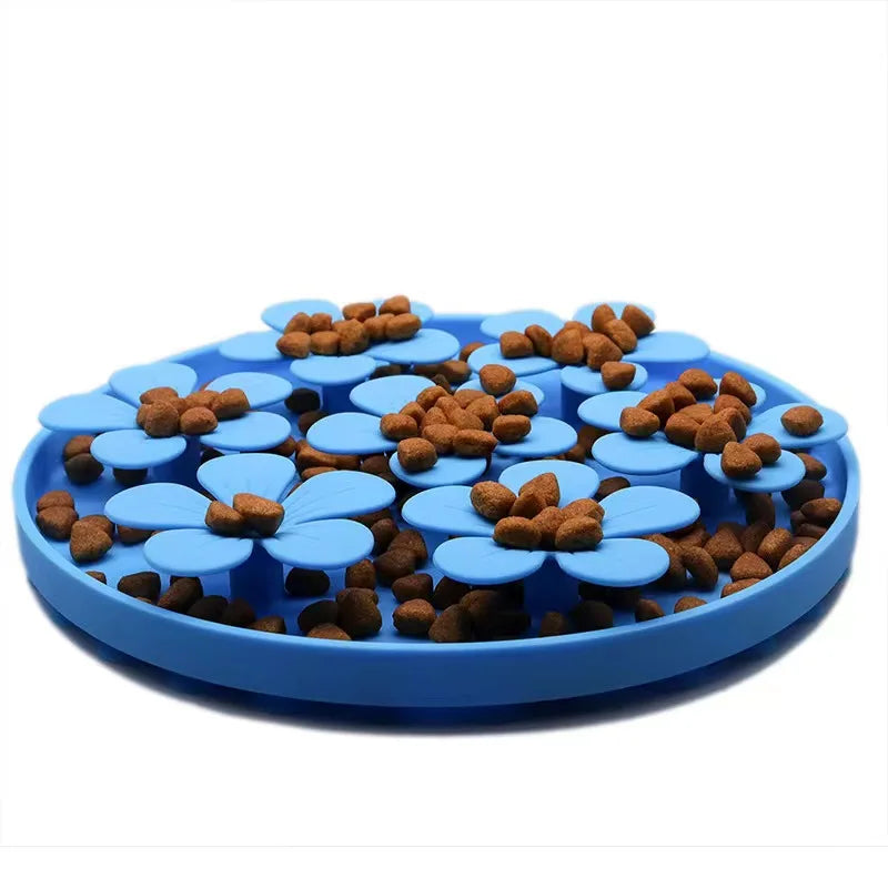 Pet Products Mat For Dogs Cats Slow Food Bowls With Suction Cup Feeding Food Silicone