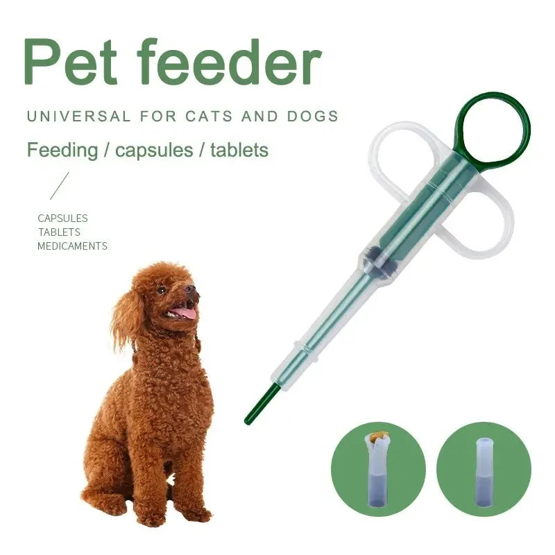 1PC Pet Propulsive Silicone Drug Feeder Tablet Liquid Comfortable Dog