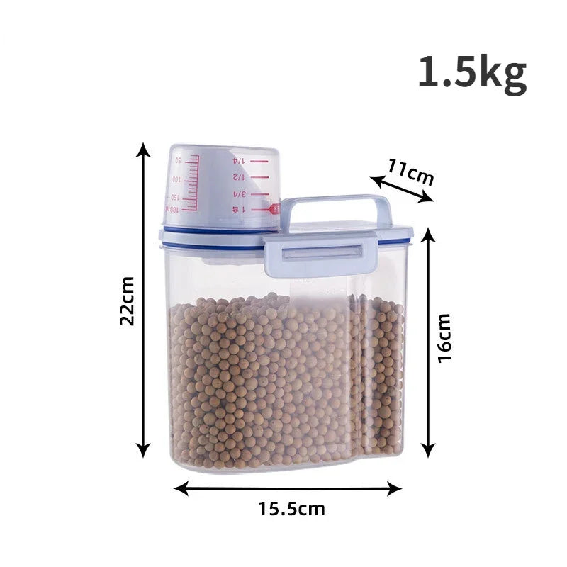 Airtight Pet Food Storage Container – Large, Durable & Easy to Clean