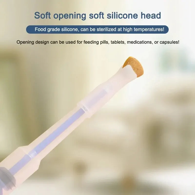 1PC Pet Propulsive Silicone Drug Feeder Tablet Liquid Comfortable Dog