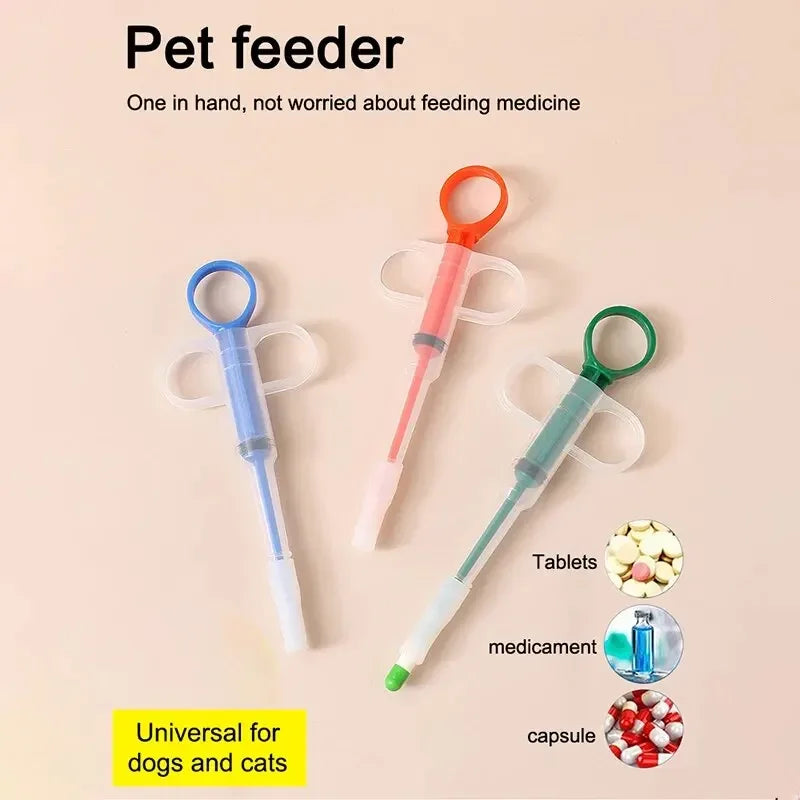 1PC Pet Propulsive Silicone Drug Feeder Tablet Liquid Comfortable Dog