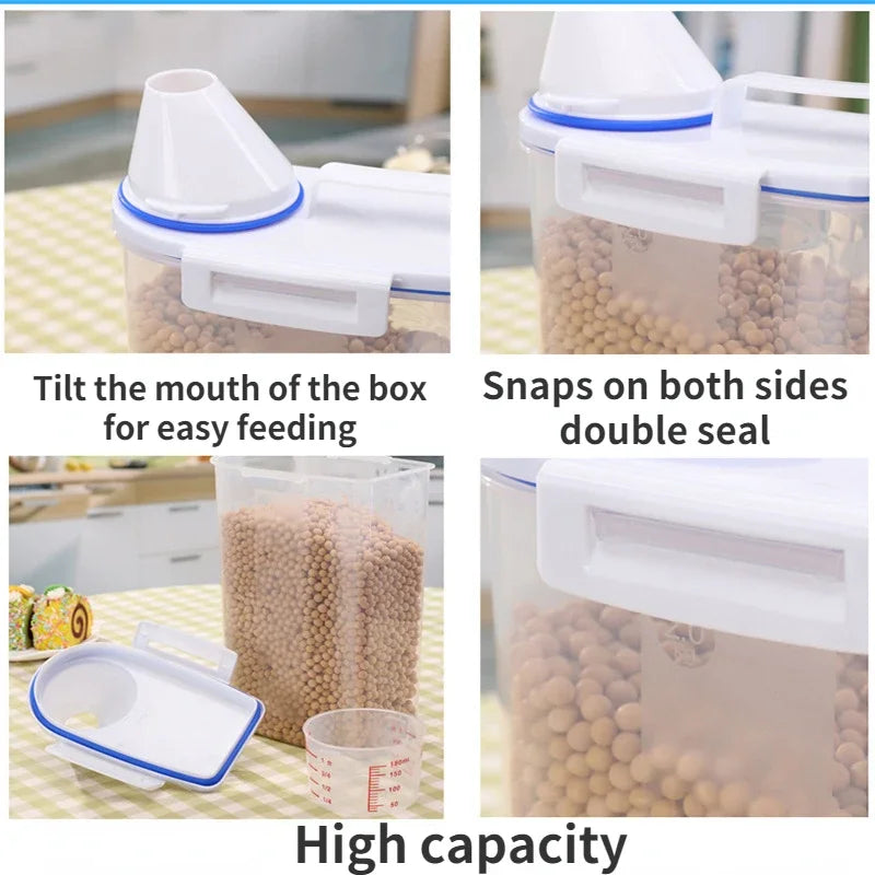 Airtight Pet Food Storage Container – Large, Durable & Easy to Clean