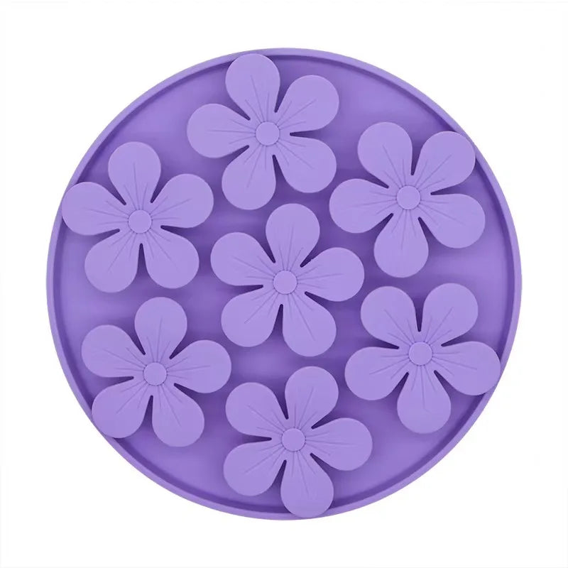 Pet Products Mat For Dogs Cats Slow Food Bowls With Suction Cup Feeding Food Silicone
